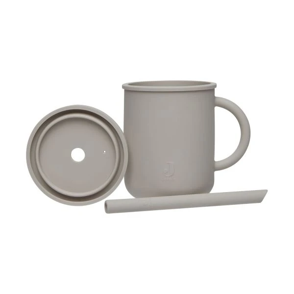 Jollein Siliconen Drinkbeker Nougat 4 Jollein Siliconen Drinkbeker Nougat - Afbeelding 2