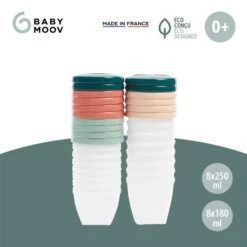 Babymoov Babybols Bewaarbakjes - 16 Stuks -Beste Kinderserie Winkel Babymoov Babybols Bewaarbakjes 16 Stuks 3 b65e