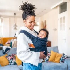 ByKay Click Carrier Classic Draagzak - Wool - Navy Melee -Beste Kinderserie Winkel ByKay Click Carrier Classic Draagzak Wool Navy Melee 3 72b4