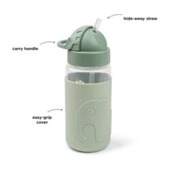 Done By Deer Elphee Easy-Grip Rietjesbeker - Green -Beste Kinderserie Winkel Done By Deer Elphee Easy Grip Rietjesbeker Green 1 98c6