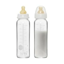 Hevea Glazen Fles 240 Ml 2 Stuks -Beste Kinderserie Winkel Hevea Glazen Fles 240 ml 2 Stuks 4 87f6