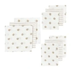 Meyco Hydrofiel Starterset - Dot Stripe - Sand