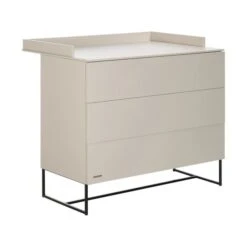 Kidsmill Modular 2 Commode 3L Mat Oatmeal - Zwart - Mat Oatmeal -Beste Kinderserie Winkel Modular oatmeal commode bladvergroter 1 1041