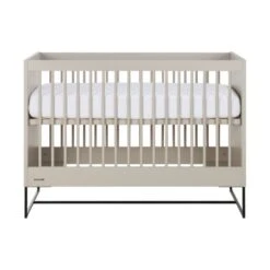 Kidsmill Modular Babykamer- Mat Oatemal | Bed 60 X 120 Cm + Commode -Beste Kinderserie Winkel Modular oatmeal ledikant 60x120 1 18f5