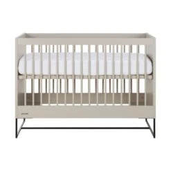 Kidsmill Modular 2 Babybed Oatmeal - Zwart - 60 X 120 Cm -Beste Kinderserie Winkel Modular oatmeal ledikant 60x120 1 386f