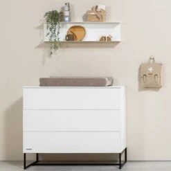 Kidsmill Modular 2 Commode 3L Mat Wit - Zwart - Mat Wit -Beste Kinderserie Winkel Modular wit juniorzijde commode 9ce5
