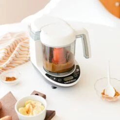 Baby Brezza One Step Baby Food Maker Deluxe -Beste Kinderserie Winkel baby brezza one step baby food maker deluxe sfeer 022c