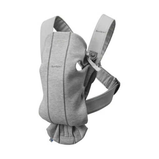 BabyBjörn Mini 3D Jersey Draagzak Lichtgrijs