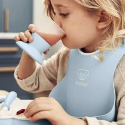 BabyBjörn Eetset Pastelblauw -Beste Kinderserie Winkel babybjorn 2 d498