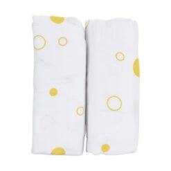 Basicline Bubble Swaddle Oker 2 Stuks