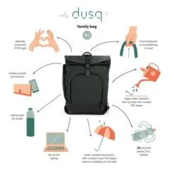 Dusq Leather Family Bag Luiertas Rugzak Night Black 11 Dusq Leather Family Bag Luiertas Rugzak Night Black -Beste Kinderserie Winkel dusq leather family bag luiertas rugzak 2 ea8f