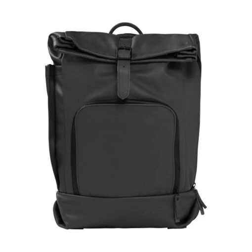 Dusq Leather Family Bag Luiertas Rugzak Night Black