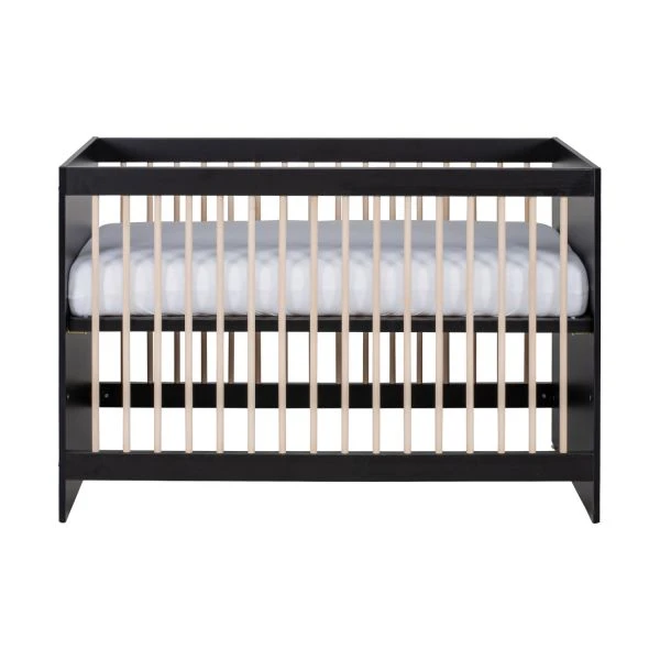Europe Baby Nova Babybed Zwart Eiken 60 X 120 Cm 4 Europe Baby Nova Babybed Zwart Eiken 60 X 120 Cm - Afbeelding 2