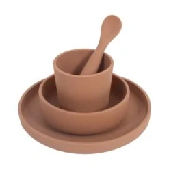 Jollein Siliconen Dinerset Caramel