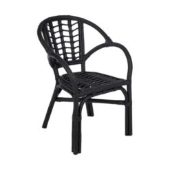 KidsDepot Ayo Rotan Stoeltje Black