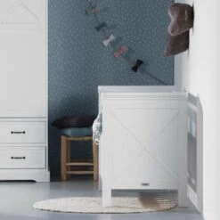 Kidsmill Savigno Babybed 60 X 120 Cm Wit Met Kruis -Beste Kinderserie Winkel kidsmill savigno babybed 60 x 120 cm wit met kruis 4 05a4