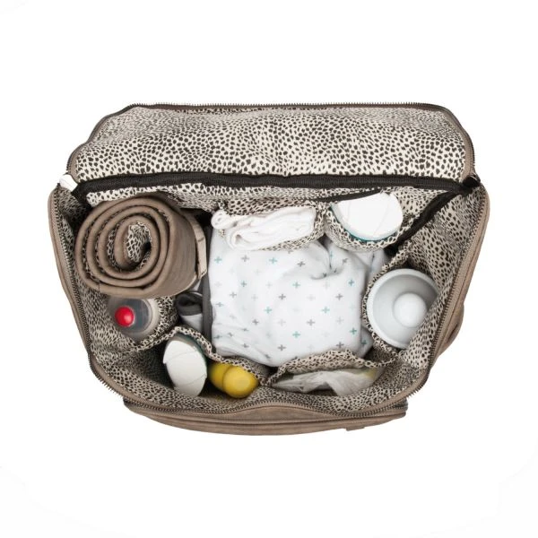 Little Company Lisbon Braided Luiertas Rugzak Taupe 5 Little Company Lisbon Braided Luiertas Rugzak Taupe - Afbeelding 3