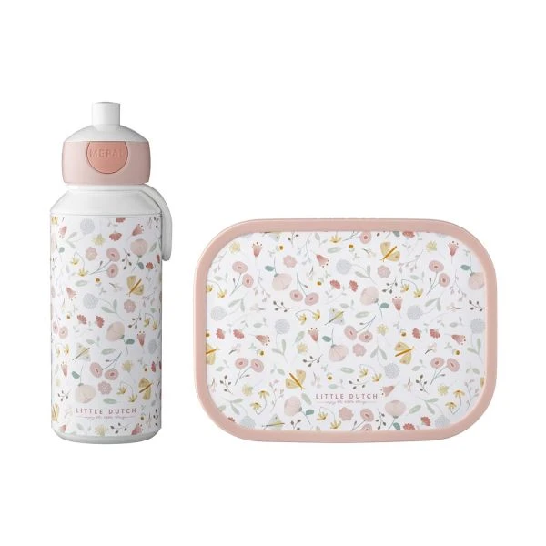 Little Dutch Flowers & Butterflies Pop-Up Drinkfles + Lunchbox 3 Little Dutch Flowers & Butterflies Pop-Up Drinkfles + Lunchbox