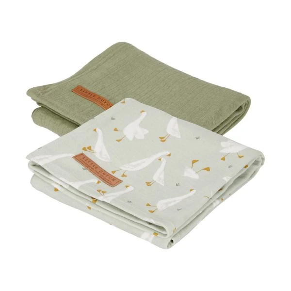 Little Dutch Little Goose Wikkeldoek 70 X 70 Cm 3 Little Dutch Little Goose Wikkeldoek 70 X 70 Cm
