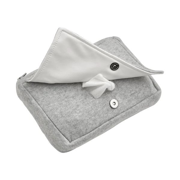 Meyco Knit Basic Billendoekjeshoes Grijs Melange 3 Meyco Knit Basic Billendoekjeshoes Grijs Melange