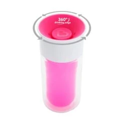 Munchkin Miracle 360° Personalised Drinkbeker Pink -Beste Kinderserie Winkel munchkin miracle 360 personalised drinkbeker pink 1 1339