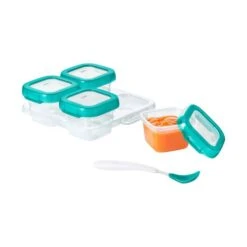 OXO Tot Diepvriesbakjes Teal 4 X 120 Ml -Beste Kinderserie Winkel oxo tot diepvriesbakjes teal 4 x 120 ml 3 92df
