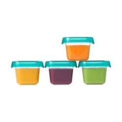 OXO Tot Diepvriesbakjes Teal 4 X 180 Ml -Beste Kinderserie Winkel oxo tot diepvriesbakjes teal 4 x 180 ml 4 a204