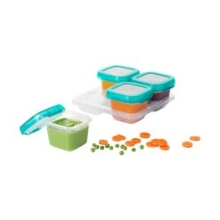 OXO Tot Diepvriesbakjes Teal 4 X 180 Ml -Beste Kinderserie Winkel oxo tot diepvriesbakjes teal 4 x 180 ml 3 1808