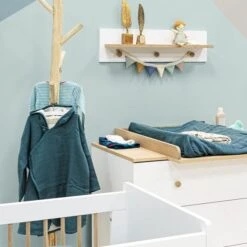 Bopita Paris Bladvergroter Wit / Eiken -Beste Kinderserie Winkel paris nursery 3 part detail 5 602c