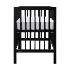 Kidsmill Pure Wood Ledikant Zwart Geborsteld 60 X 120 Cm -Beste Kinderserie Winkel pure wood zwart ledikant 3 1fae